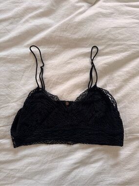 CLEARANCE - Free People Black Crochet Bralette
